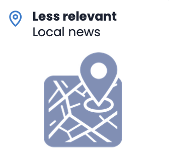 Less relevant local news